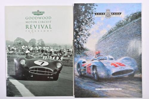 GOODWOOD: Two Goodwood Official Programmes from 1998. Festival of Speed and Revival Programmes