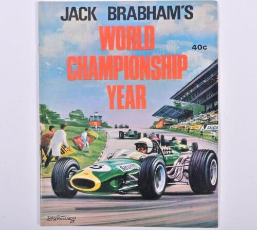 BRABHAM: 'JACK BRABHAM'S WORLD CHAMPIONSHIP YEAR'. Circa 1967/1968