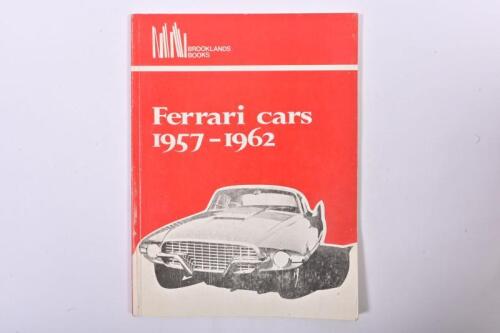 FERRARI: 'FERRARI CARS 1957-1962' soft cover book by Brooklands Books