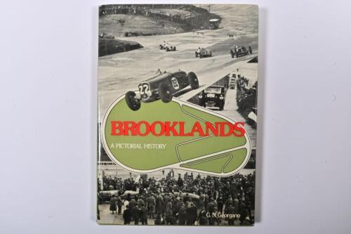 BROOKLANDS: 'BROOKLANDS - A Pictorial History' hardcover book by G.N.Georgano