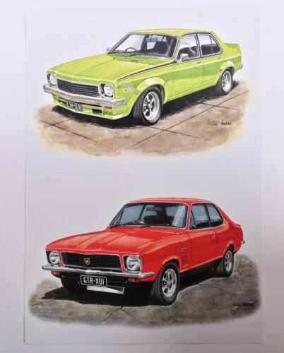 HOLDEN: Two Holden prints. LC Holden Torana GTR XU1 & LX Holden Torana L34 SLR 5000