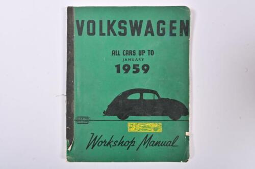 VOLKSWAGEN: A Volkswagen Workshop Manual for all cars to January, 1959.