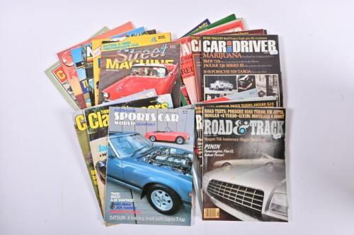 CAR/RACING MAGAZINES: A quantity of predominantly 1980's car magazines from various publishers. 'Street MACHINE' & 'ROAD & TRACK' magazines