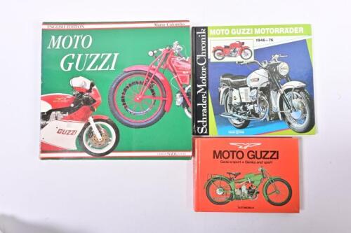 MOTO GUZZI: Three books dealing with Moto Guzzi by Mario Colombo