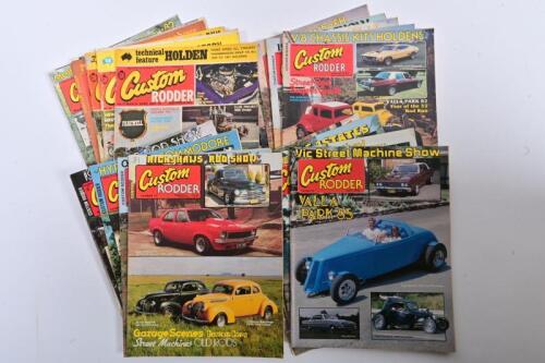CUSTOM RODDER: A group of 'Custom RODDER' magazines. Issues from 1973 onwards