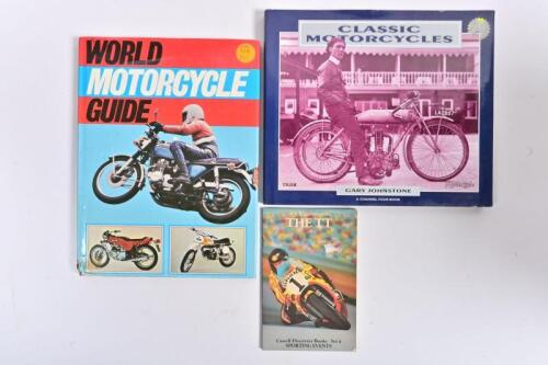 MOTORCYCLES: Three publications detailing motorcycles.