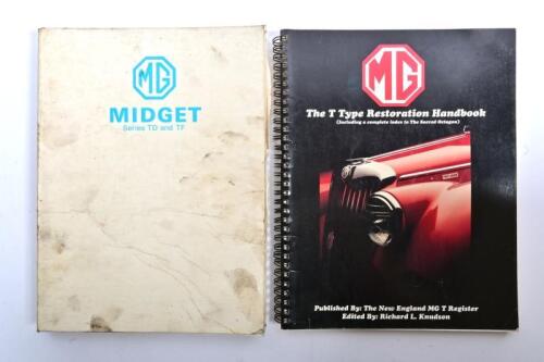 MG: Two MG publications. 'MG MIDGET Series TD and TF' Workshop Manual as issued by The British Motor Corporation Limited M.G. Car division