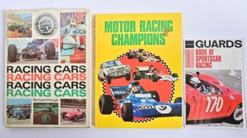 RACING CARS: Three publications concerning race cars and motor racing. 'RACING CARS RACING CARS' hardcover book by Richard Hough