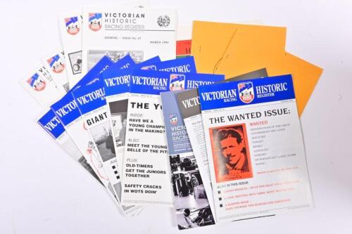 V.H.R.R: A collection of 'VICTORIAN HISTORIC RACING REGISTER' newletter's. Year range 1986 - 2016