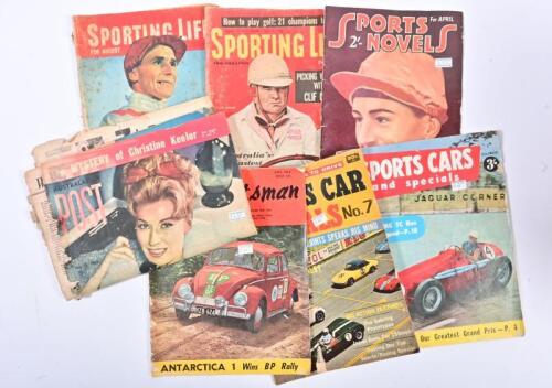 VINTAGE MAGAZINES: A group of vintage magazines from the 1940's - 1960's. 'SPORTS CARS and specials' & 'AUSTRALIAN Autosportsman' magazines