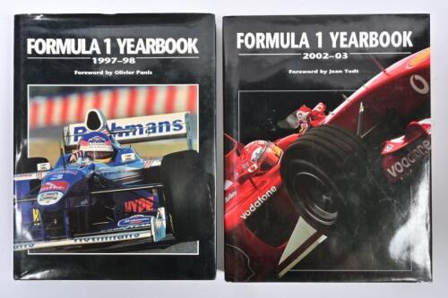 FORMULA 1: Two Formula 1 Yearbooks. 'FORMULA ONE YEARBOOK 1997-98' & 'FORMULA 1 YEARBOOK 2002-2003'