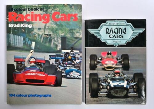 RACING CARS: Two hardcover books detailing racing cars. 'RACING CARS' by Doug Nye