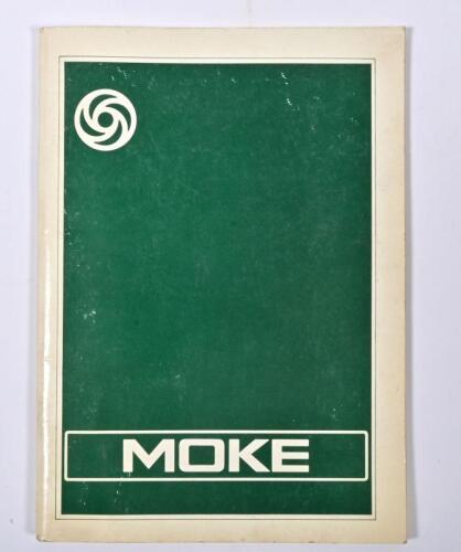 MOKE: An original 'MOKE' OWNERS/DRIVERS INSTRUCTION AND EMISSION CONTROL HANDBOOK' as produced by LEYLAND MOTOR CORPORATION OF AUSTRALIA LTD