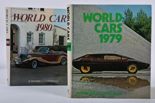 CARS: Two editions of 'WORLD CARS' from 1979 & 1980