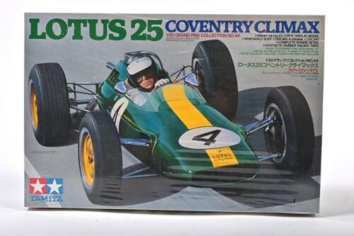 LOTUS: A Tamiya 1:20 scale Lotus 25 Coventry Climax plastic model kit