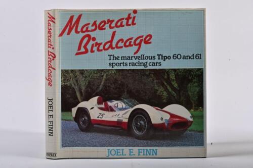 MASERATI: 'Maserati Birdcage' hardcover book by Joel E.Finn