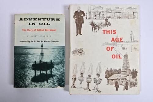 OIL: Two hardcover books detailing the oil industry. 'THIS AGE OF OIL', published 1960 by THE PETROLEUM INFORMATION BUREAU (AUSTRALIA)