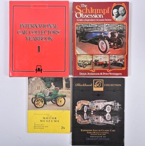 CAR COLLECTIONS: A small group of books concerned with car collections and museums. 'The Schlumpf Obsession' by Denis Jenkinson/Peter Verstappen
