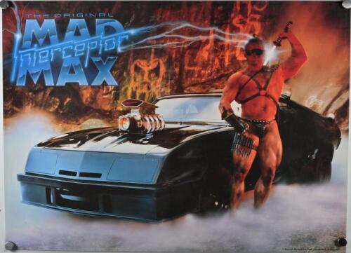 MAD MAX: A large 1980s "The Original Mad Max Interceptor" poster