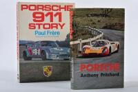 PORSCHE: Two Porsche hardcover books. 'PORSCHE' by Anthony Pritchard. Norman Hamilton signature