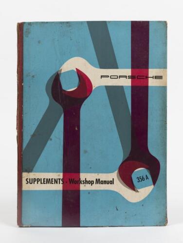 PORSCHE: An original 1958 'PORSCHE SUPPLEMENTS WORKSHOP MANUAL 356 A1600 and 1600S models (Ex-Harry Firth workshop - authorised service agent for Hamilton)