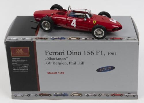 FERRARI: CMC metal 1:18 scale model Dino 156 F1, 1961, Phil Hill. boxed.