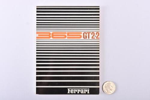 FERRARI: 1968 Ferrari 365 GT 2+2 operating, maintenance and service book.