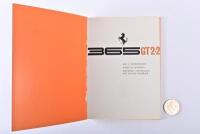 FERRARI: 1968 Ferrari 365 GT 2+2 operating, maintenance and service book. - 2