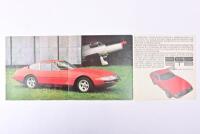 FERRARI: 1968 Ferrari 365 GTB 4 pininfarina brochure - 2
