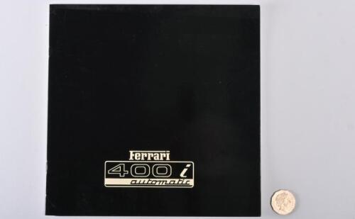 FERRARI: 1979 Ferrari 400i automatic prestige brochure