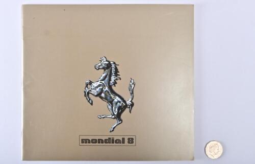 FERRARI: 1980 Ferrari Mondial 8 large prestige brochure