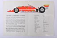 1979 FERRARI: 312T4 Grand Prix folder - 2