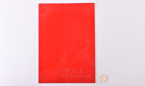 1982 FERRARI: 208 Turbo prestige brochure