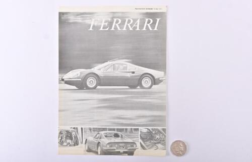 1971 FERRARI: Dino 246 GT road test reprint