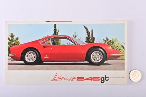 FERRARI: 1969 Ferrari Dino 246GT pininfarina brochure