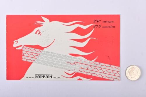 FERRARI: 1955 Ferrari 250 Europa & 375 America brochure