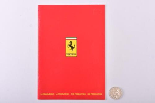 FERRARI: 1983 Ferrari The production brochure 308, Boxer, 400