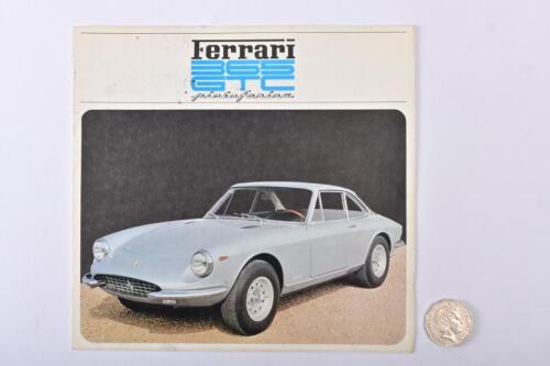 FERRARI: 1968 Ferrari 365 GTC Pininfarina brochure