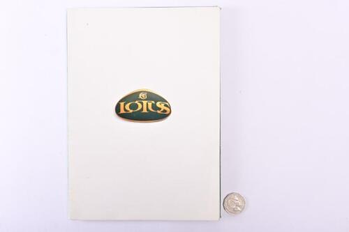 LOTUS: 1988 Lotus Excel, Excel S.E. & Esprit press kit