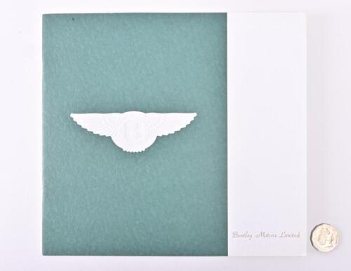 BENTLEY: 1992 Bentley all model prestige brochure.