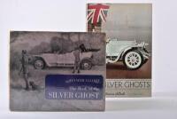 ROLLS-ROYCE: Two hardback books featuring the Silver Ghost.
