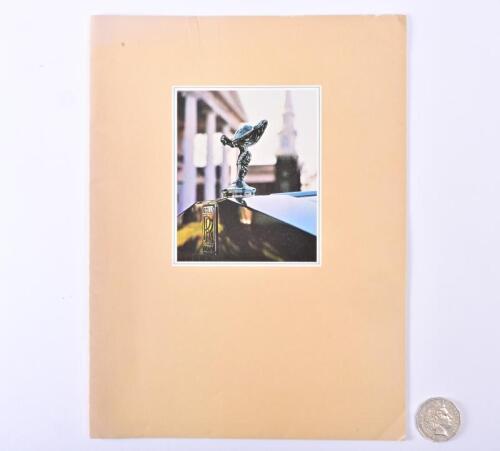 ROLLS-ROYCE: 1980 Rolls Royce brochure.