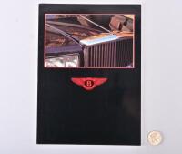 BENTLEY:A circa 1986 Bentley full range glossy brochure.