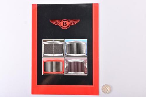 BENTLEY: 1988 Bentley full range glossy brochure.