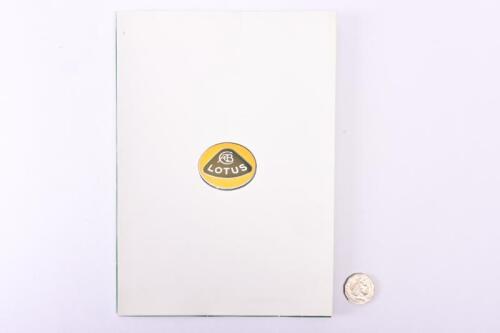 LOTUS: 1988 Lotus Esprit Turbo press kit