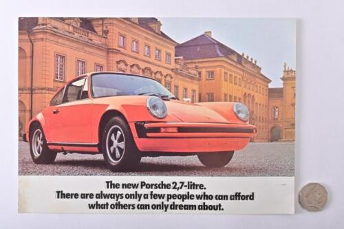1974 PORSCHE: 911 brochure.