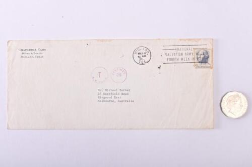 CHAPARRAL: 1965 Chaparral Cars signed letter Jim Hall. Rare.