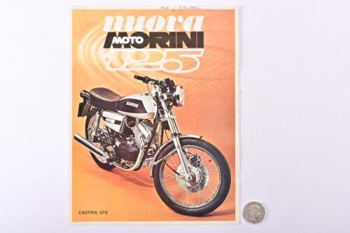 MOTO MORINI: Circa 1975 Moto Morini 125 sales brochure.