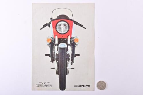 MOTO GUZZI: A circa 1976 850 Le Mans sales brochure.
