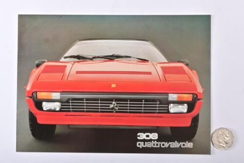 1982 FERRARI: 308 Quattrovalvole brochure
